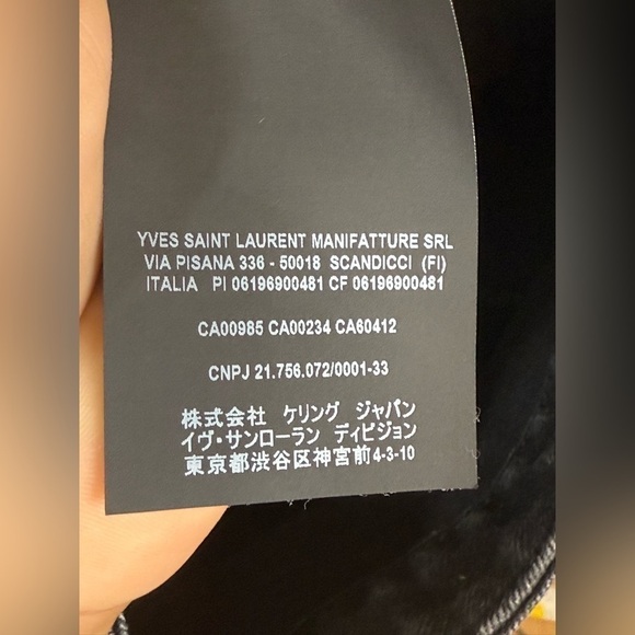 Saint Laurent Black Skinny Jeans d05 w/sk-mw Size 29 - Picture 11 of 11